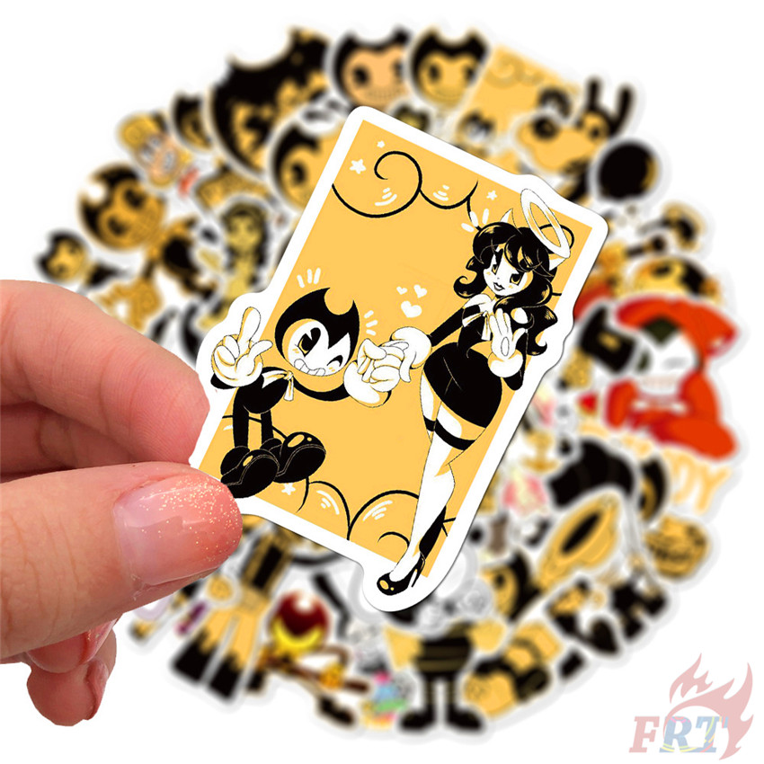 ❉ Bendy and the Ink Machine - Series 01 Games Stickers ❉ 50Pcs/Set DIY Fashion Luggage Laptop Skateboard Decals Doodle Stickers