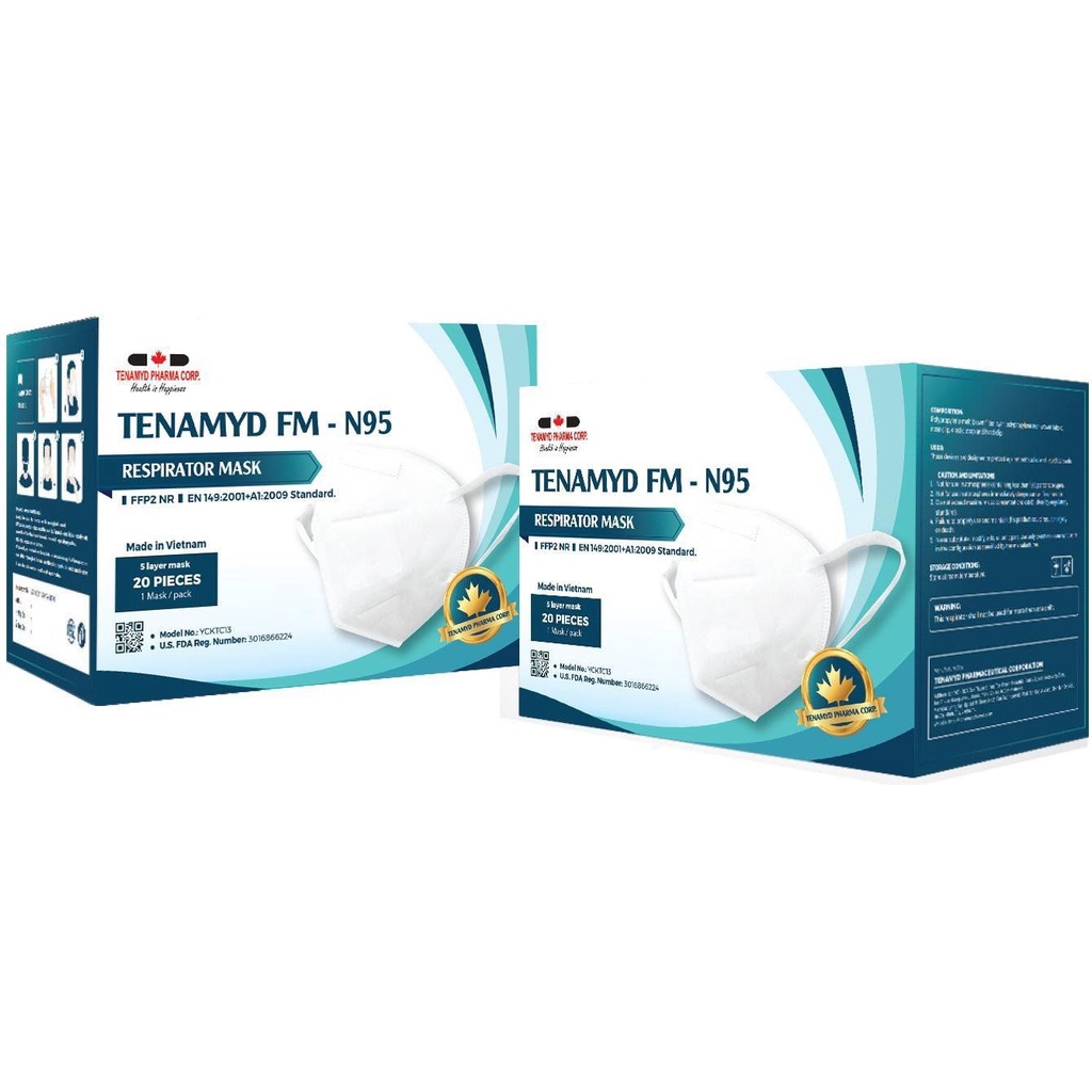 Khẩu Trang Y Tế TENAMYD FM-N95 Respirator Mask