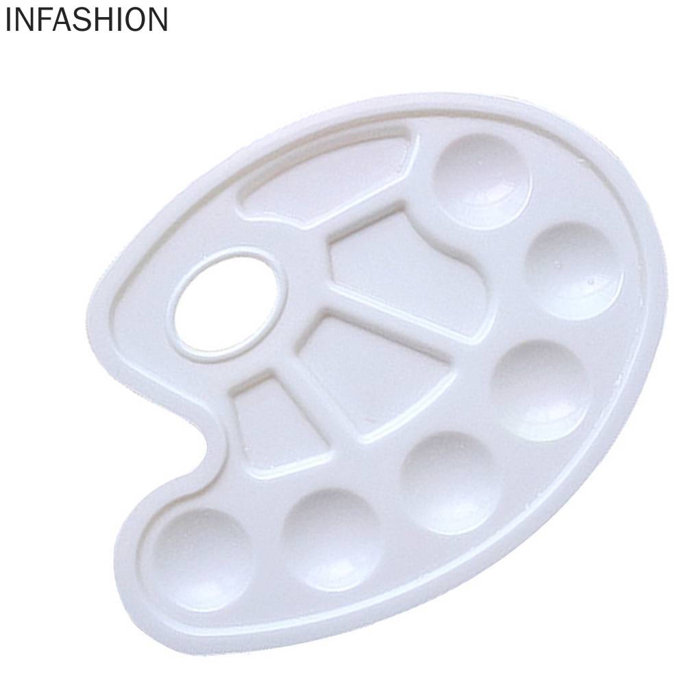 Bảng pha màu nước 10 lỗ bằng nhựa nhiều màu sắc