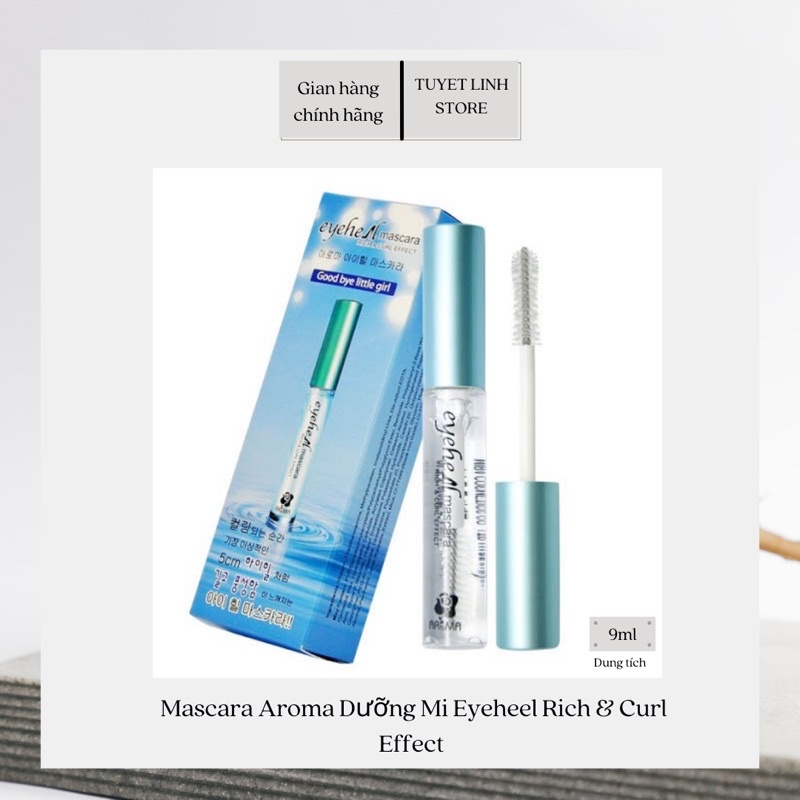 Mascara Dưỡng Lông Mi Dài ,Dày Aroma 9ml (100% Korea)