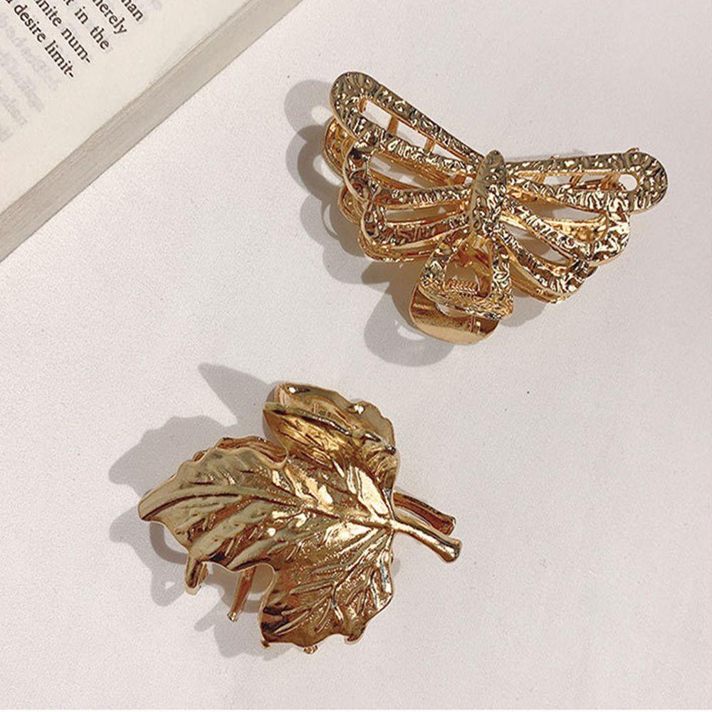 Kẹp Tóc Lấp Lánh Phong Cách Hàn Quốc|Kẹp Tóc Hình Lá Và Bướm