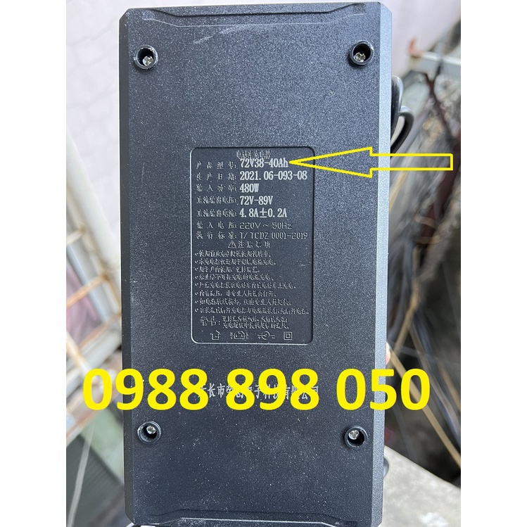 Sạc xe điện 72v 38ah-40ah hàng loại tốt- sạc xe dùng 6 bình acquy