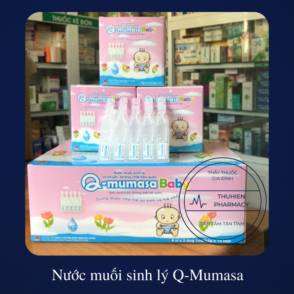 Q-Mumasa nước muối sinh lý vô khuẩn an toàn cho bé