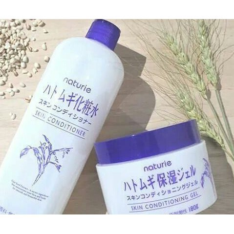 Nước hoa hồng Naturie Hatomugi Skin Conditioner giúp cân bằng da, cấp ẩm,hỗ trợ làm sáng da ngừa thâm dung tích 500ml