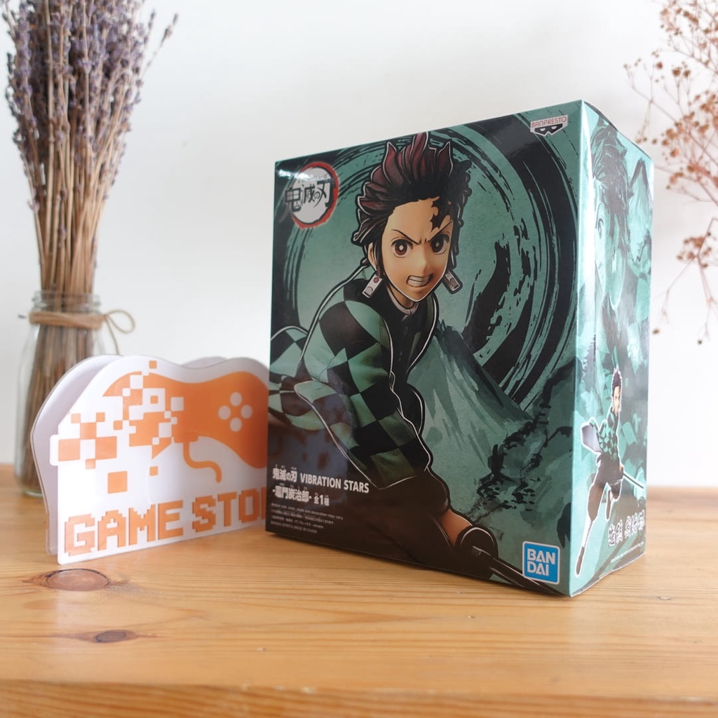 Mô hình Kimetsu no Yaiba Tanjiro Kamado 15cm Vibration Stars Prize Figure BANPRESTO CHÍNH HÃNG NHẬT KYBP01