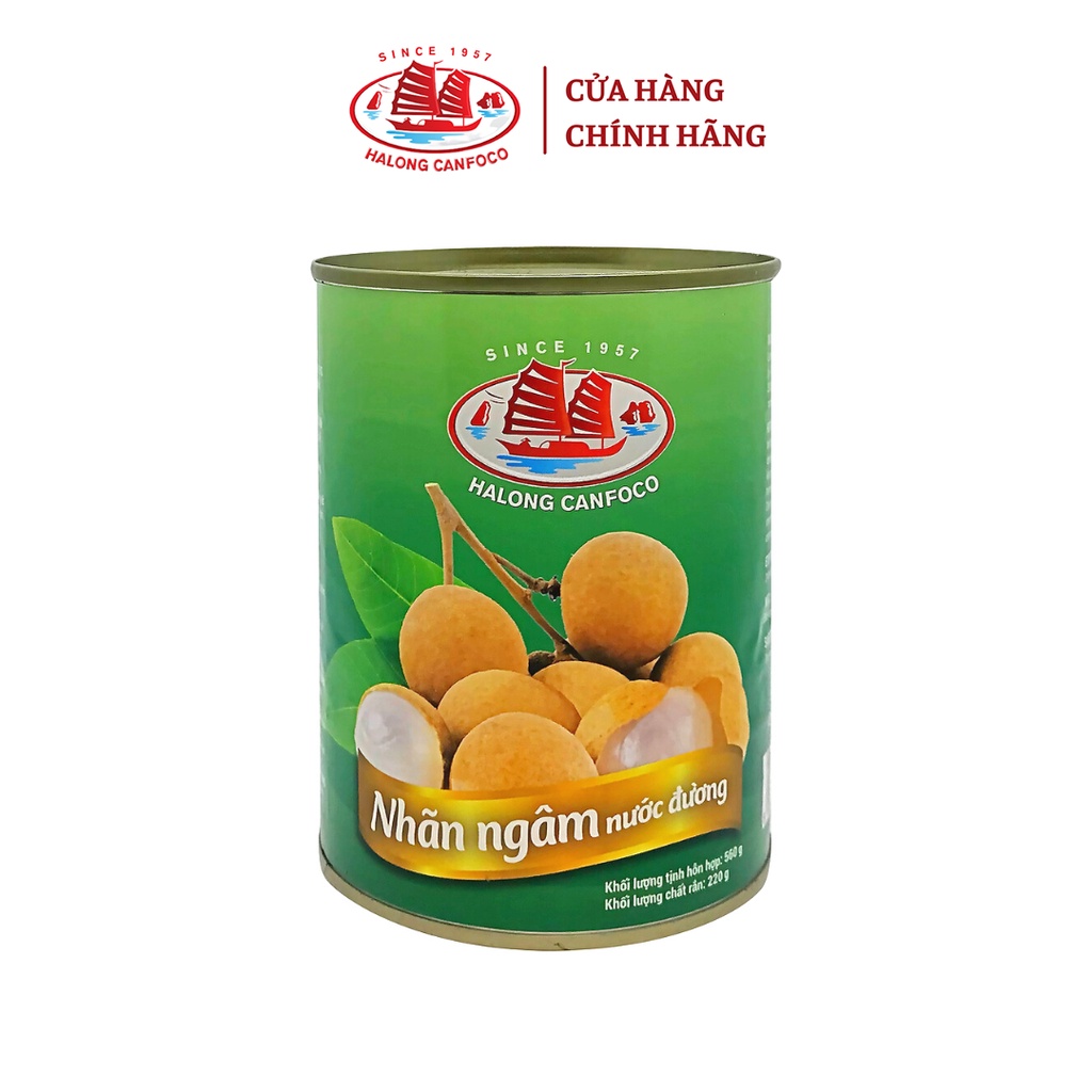 Nhãn Ngâm Nước Đường 560G - Đồ Hộp Hạ Long