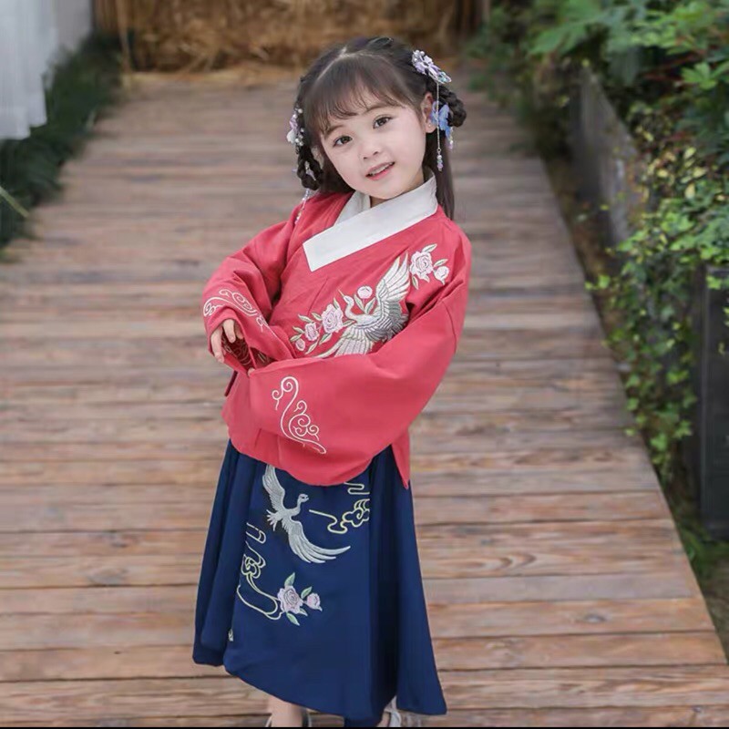 Hán phục thời Minh cổ trang trẻ em