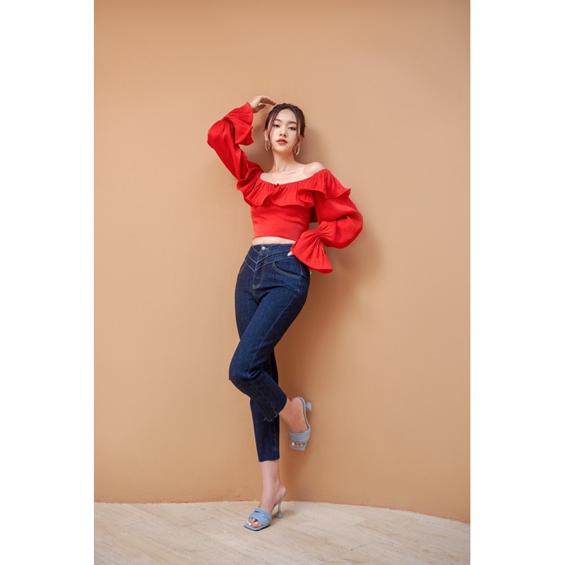 Quần jeans cạp cao - Slim Jeans