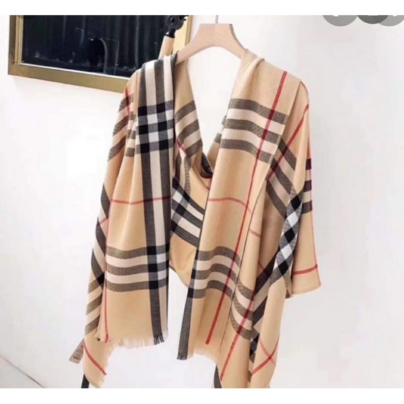 KHĂN LỤA BURBERRY NAM - NỮ LOẠI 1