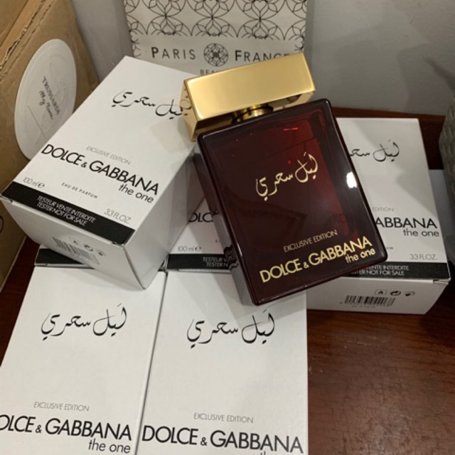 [Mã COSSALE27 giảm 80K đơn 1000K] Nước hoa tester D&G The One Exclusive Edition EDP 100ml tester như hình
