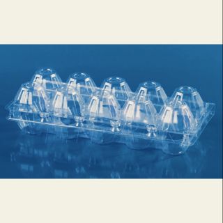 100 Khay nhựa mica đựng trứng loại 10 quả