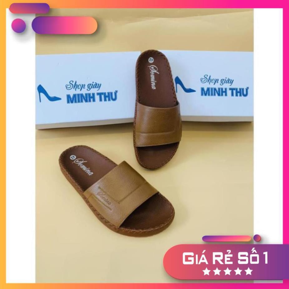 [Sale 3/3] ( Shop Giày Somina ) Dép nam da bò quai ngang thời trang MT76 Sale 11 -op1 ' ˇ " ~ $