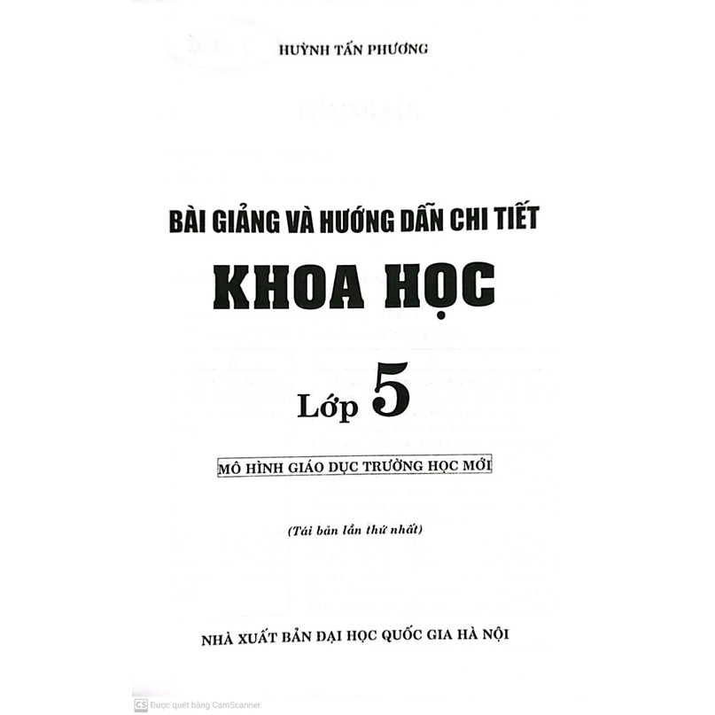 sách-Bài giảng& hướng dẫn Chi Tiết khoa học Lớp 5