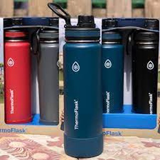 Bình Giữ Nhiệt Thermoflask 710ml, mẫu mới 2021 tặng kèm 2 nắp