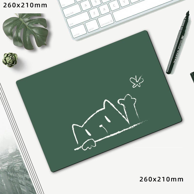 Tấm Lót Chuột Bàn Di Cỡ Vừa Họa Tiết Đáng Yêu Dễ Thương Kích Thước 260x210 mm Bằng Cao Su, Chống Bụi Kháng Nước | BigBuy360 - bigbuy360.vn
