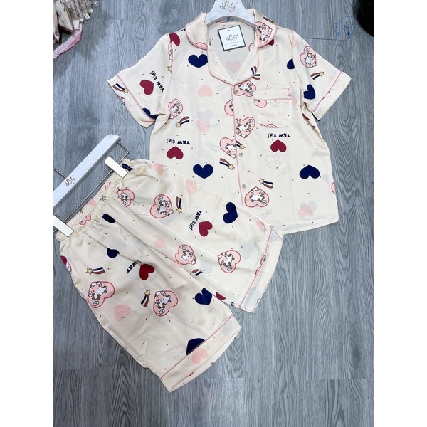 Bộ lụa quần lửng