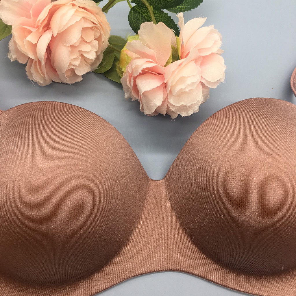 Áo ngực đệm vừa , Áo lót su không đường may gọng nhựa 930 không gian eva KGE