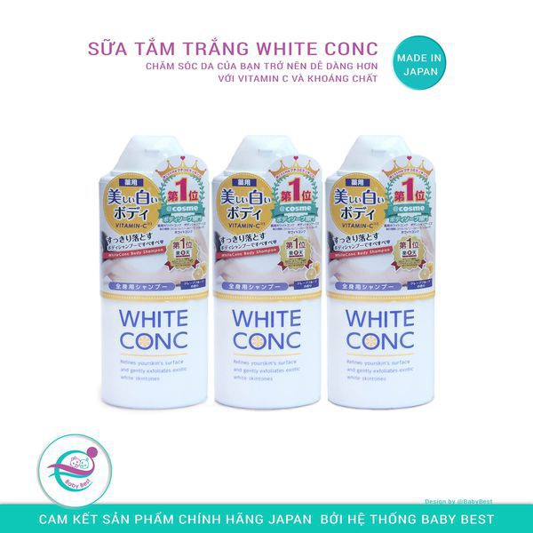 Sữa tắm trắng White Conc Body Vitamin C 150ml