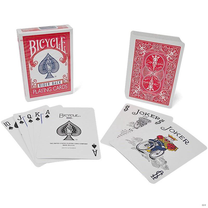 Sports Shoes❐✸♝Bộ Bài Bicycle Rider Back Playing Cards, Xanh Dương/Màu đỏ, Thẻ Sưu Tập USPCC, Trò Chơi Ma Thuật, Đạo