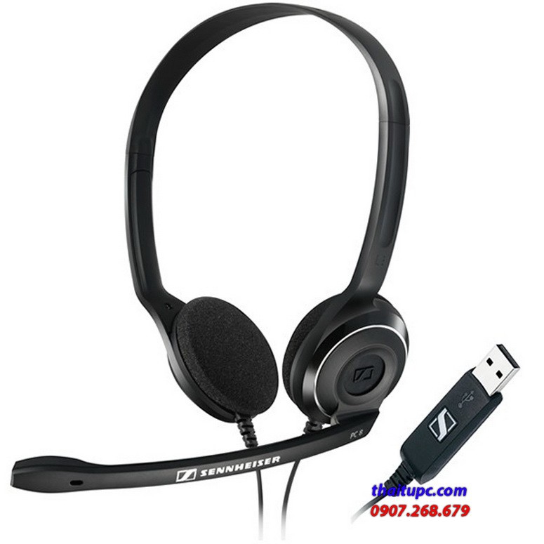 Tai Nghe Chụp Tai Sennheiser PC8 USB - Hàng Chính Hãng