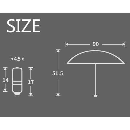 Dù che mưa mini chống tia UV