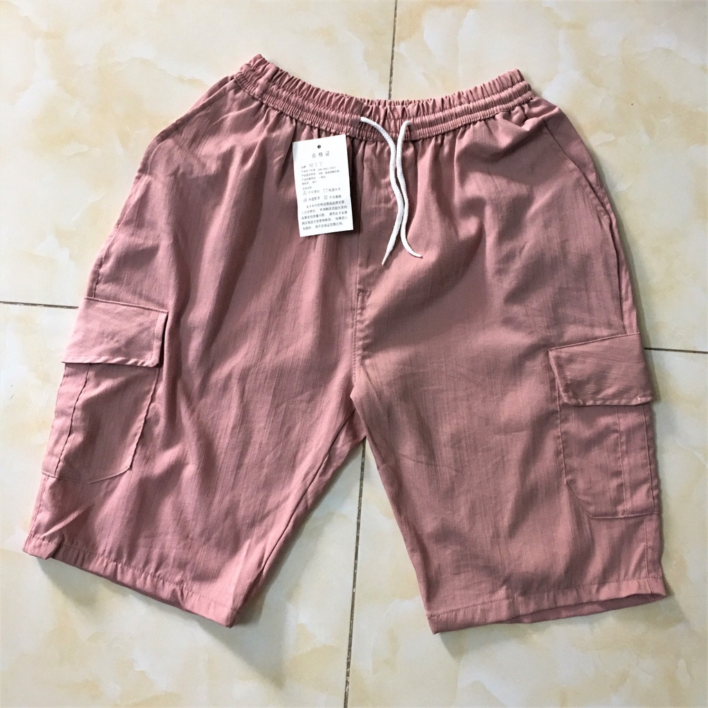 Xả Quần Short đũi  free size 40-63kg  chất đũi xước thoáng mát không bai xù chất lượng