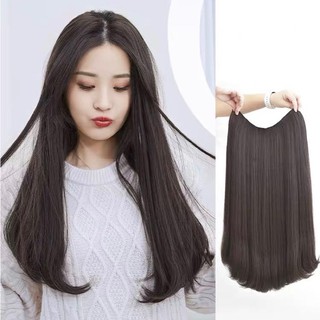 tóc giả kẹp dải 6 phím cúp đuôi lửng - hàng loại 1.