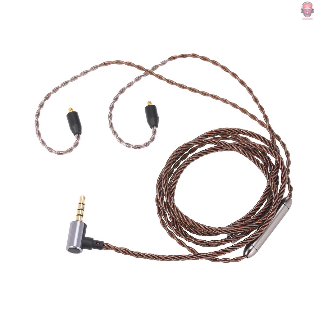 Dây Cáp Tai Nghe Thay Thế 3.5mm Có Thể Tháo Rời Kèm Micro Tương Thích Shure SE215/SE315/SE425/SE535/SE846