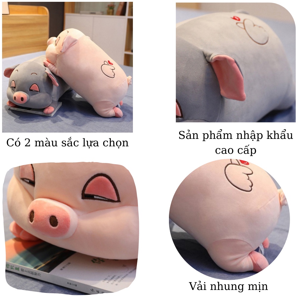 Gấu bông Heo Hồng, heo híp phê cần Đáng yêu Kích thước tùy chọn - Zingzingmart