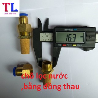 Chõ, rọ đồng lọc nước lọc cặn bẩn cho bơm phun sương ống 8mm, 8 ly