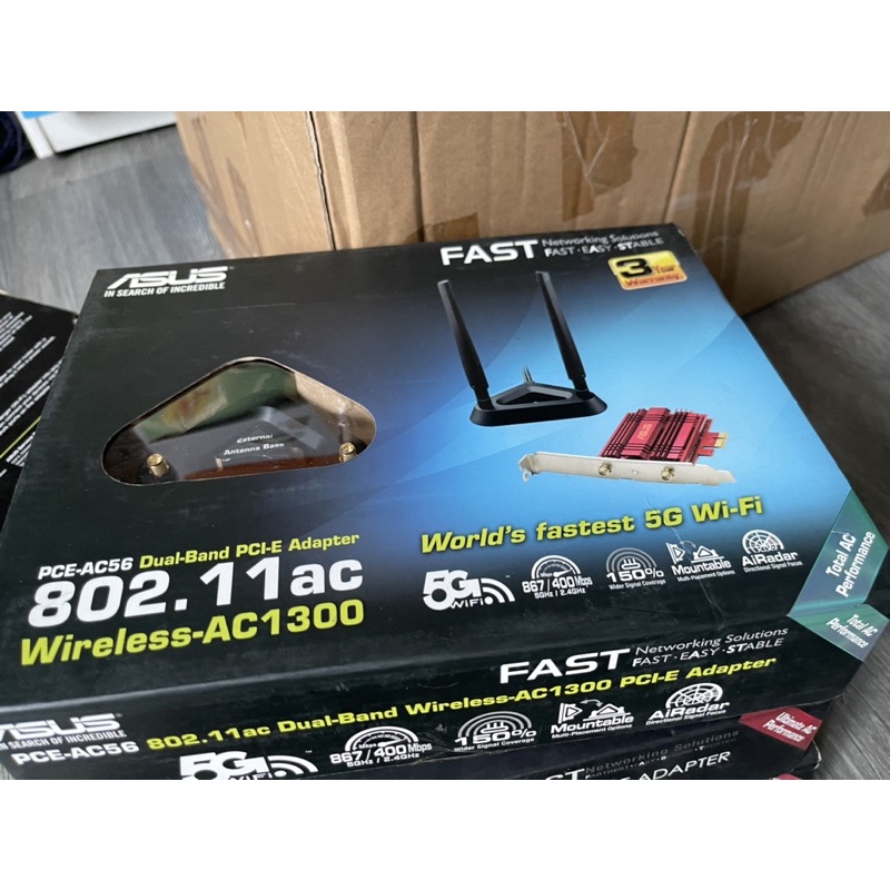 Card Wifi chuẩn PCI-E siêu tốc ASUS AC1200 -3100mbps