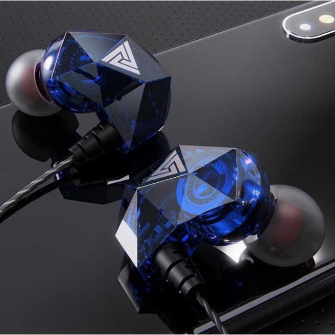 Tai Nghe Phone Nghe Nhạc Chơi Game QKZ AK2 Pro 2022 Mới Nhất Âm Thanh Super Bass, Dây Chống Rối, Bảo Hành 12 Tháng