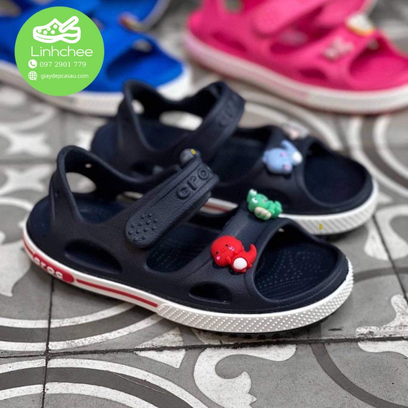 Sandal Cross Trẻ Em Band II Màu Navy Bé Trai