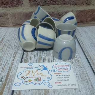 <Video SP 100%> 10 Chén sứ hột vịt lộn loại mỏng rẻ (chung nhỏ hột vịt)😁 có thể làm bánh bèo luôn 😇