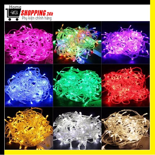 Đèn Led Dây Chớp Trang Trí Noel & Tết 4.5M - Đèn Nháy 1 Màu