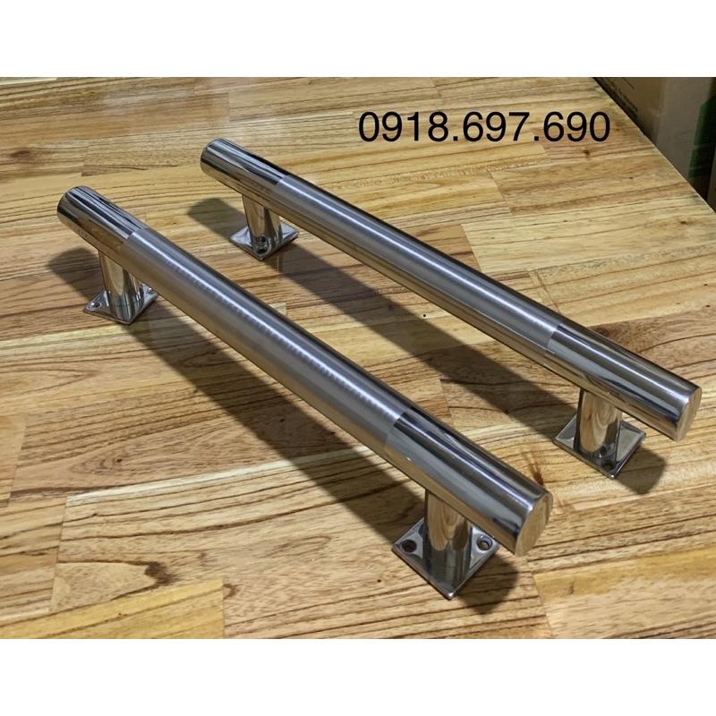 2 cái tay nắm cửa cổng inox 304 cao cấp