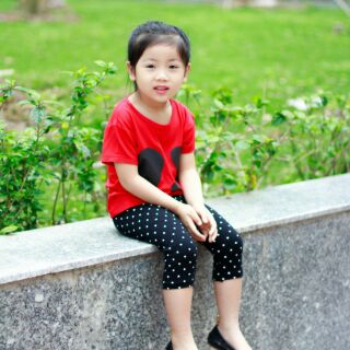 Combo 6 quần legging cho bé gái