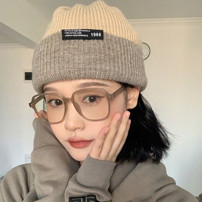 Kính mắt nam nữ không độ gọng trà nhám hot trend thanh lịch nhẹ nhàng thời trang KTT18