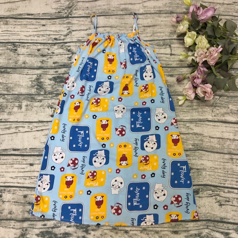đầm tole lanh siêu thấm hút mồ hôi (4 size)40-80kí