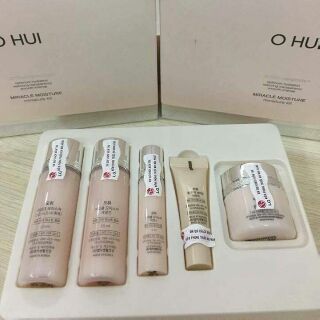 Bộ kid dưỡng ẩm, sáng hồng da Ohui Miracle 5pc 54ml - mỹ phẩm Ohui chính hãng - quà tặng ý nghĩa
