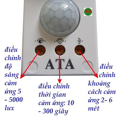 Ổ cắm đuôi đèn cảm ứng hồng ngoại ATA AT-193