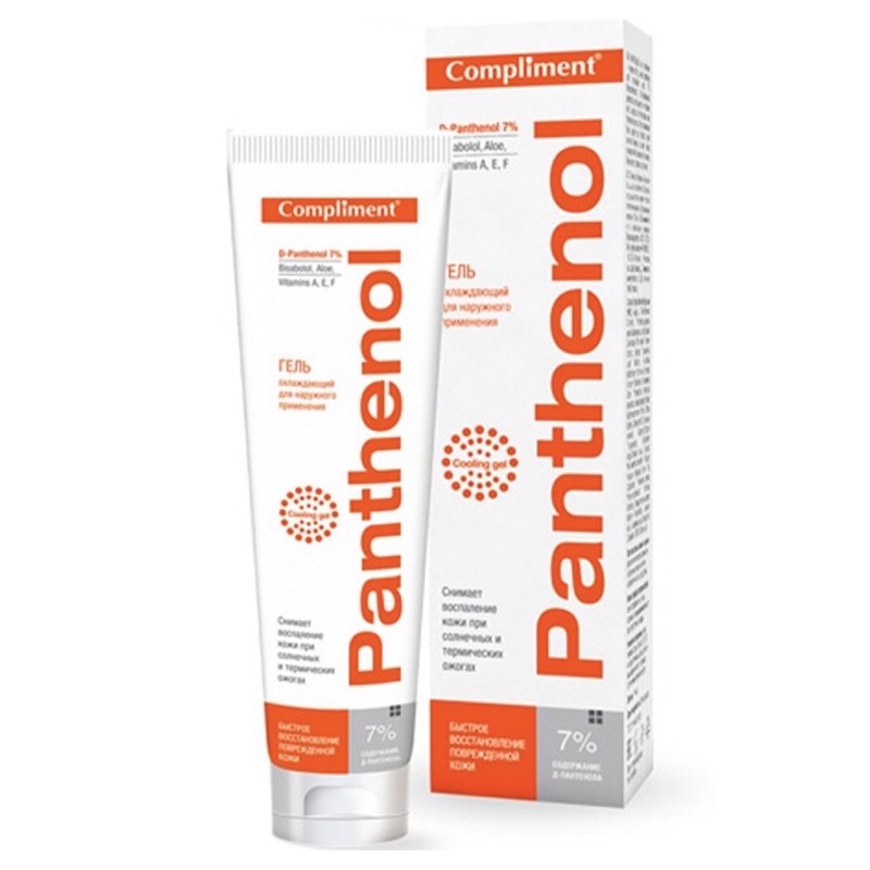 Gel dưỡng PANTHENOL B5 COMPLIMENT phục hồi da 75ml Nga