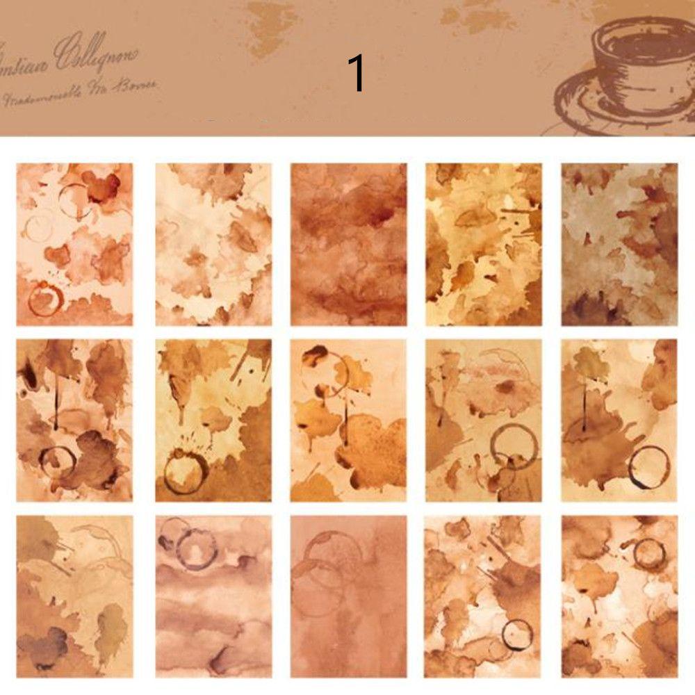 Bộ 30 Miếng Dán Giấy Ghi Chú / Nhật Ký Sáng Tạo Kiểu Retro