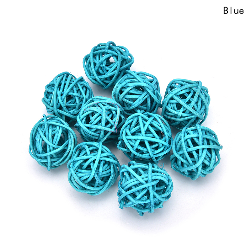 10 Quả câu mây 3cm/5cm nhiều màu dùng trang trí tiệc