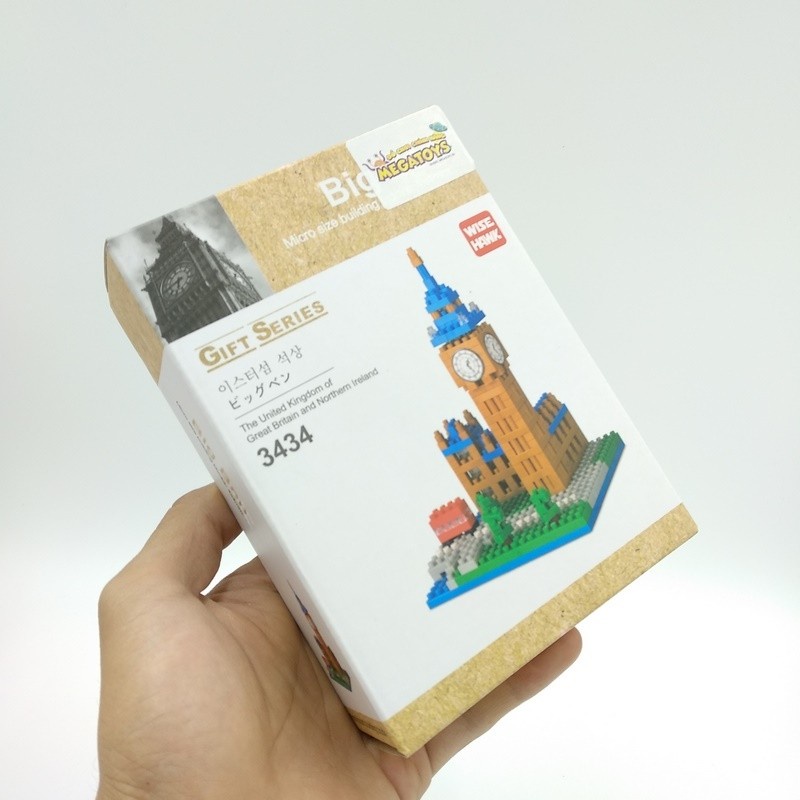 Mega Block - Đồ chơi xếp hình Đồng hồ Big Ben (446 mảnh ghép)