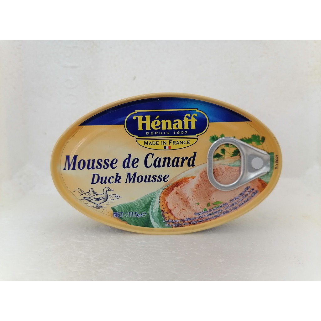 [Hộp 115g] PA TÊ GAN VỊT [France] HENAFF Duck Mousse