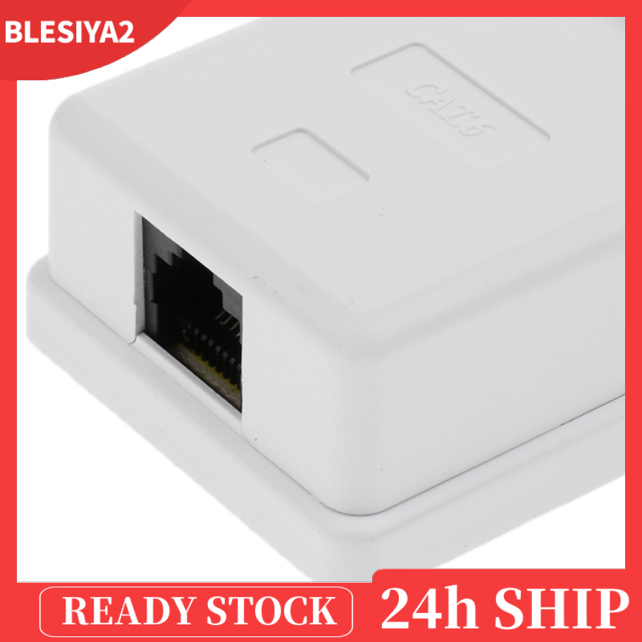 (Hàng Mới Về) Bộ 2 Cổng Mạng Rj45 1 Cổng Cat6 Gắn Tường | BigBuy360 - bigbuy360.vn