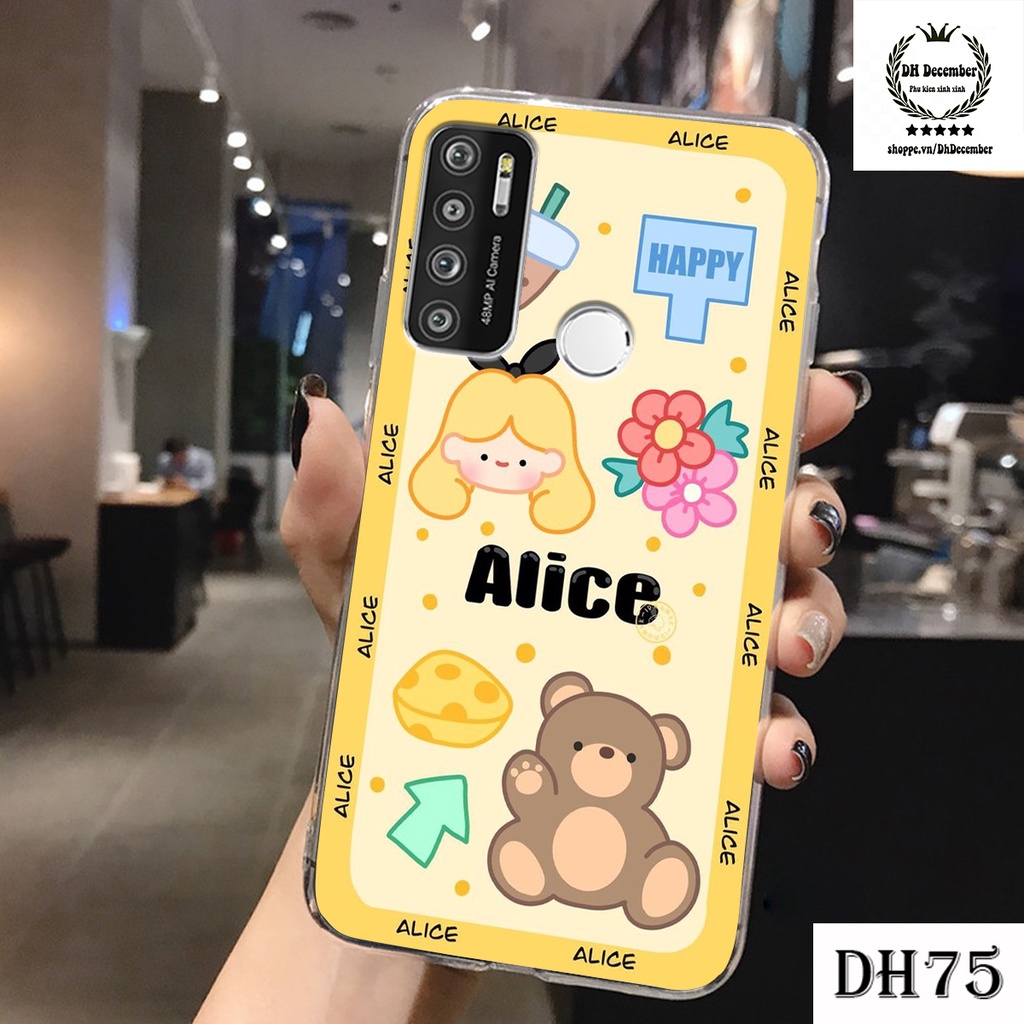 Ốp lưng dẻo Vsmart LIVE 4 in hình 3D GẤU cute be@r, soda, happy day cực hot ,thời thượng