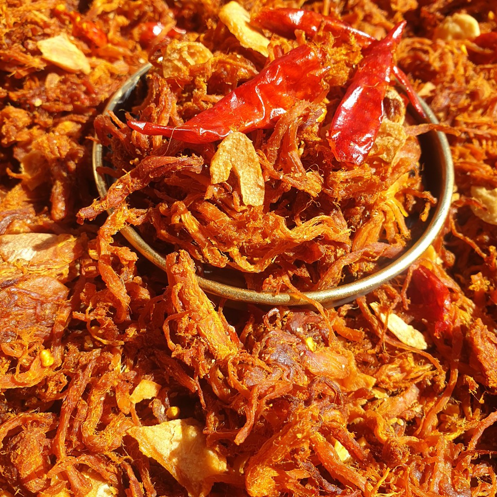 Khô Heo Cháy Tỏi Siêu Ngon - Hộp 500gr | BigBuy360 - bigbuy360.vn