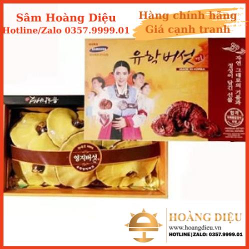 Sâm Hoàng Diệu - Nấm linh chi đỏ Hàn Quốc GEUMSANG Cô gái 1kg